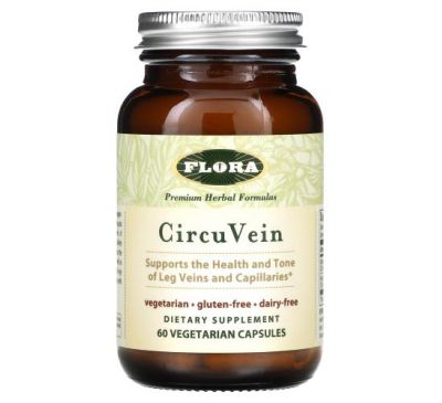 Flora, CircuVein, 60 Veggie Caps