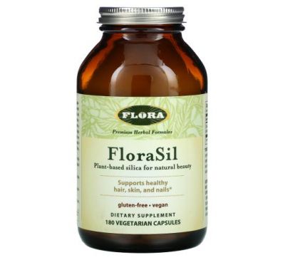 Flora, FloraSil, 180 Vegetarian Capsules