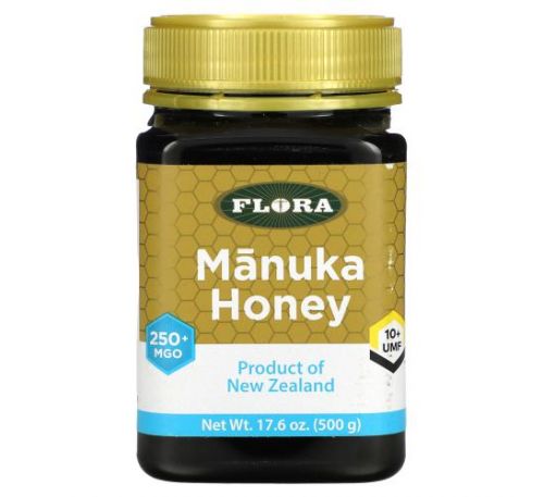 Flora, Manuka Honey, MGO 250+, 17.6 oz (500 g)