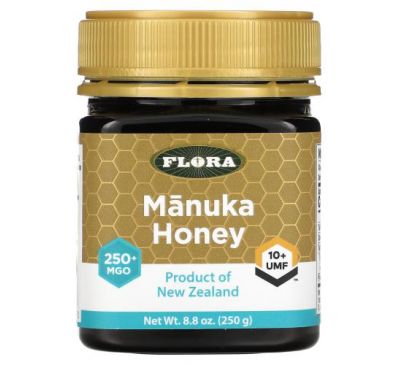 Flora, Manuka Honey, MGO 250+, 8.8 oz (250 g)