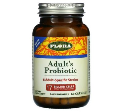 Flora, Udo's Choice, Adult's Probiotic, 17 Billion Cells, 60 Capsules