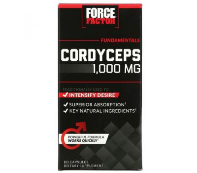 Force Factor, Cordyceps, 500 mg, 60 Capsules