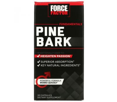 Force Factor, Pine Bark, 30 Capsules