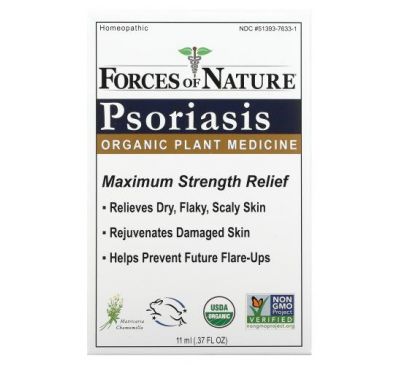 Forces of Nature, Psoriasis Relief, 0.37 oz (11 ml)