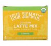 Four Sigmatic, Golden Latte Mix with Turkey Tail, 10 Packets, 0.21 oz (6 g) Each
