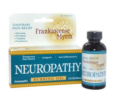 Frankincense & Myrrh, Frankincense & Myrrh, Neuropathy, Rubbing Oil, 2 fl oz (59 ml)