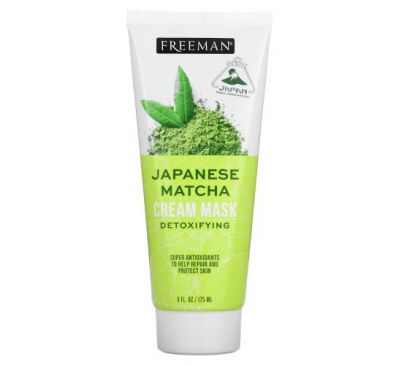 Freeman Beauty, Japanese Matcha Detoxifying Cream Mask, 6 fl oz (175 ml)