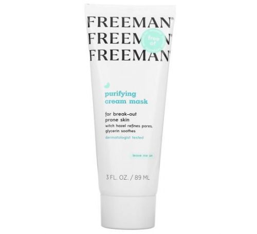Freeman Beauty, Purifying Cream Mask, 3 fl oz (89 ml)