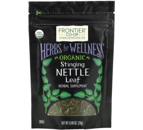 Frontier Co-op, Organic Stinging Nettle Leaf, 0.99 oz (28 g)