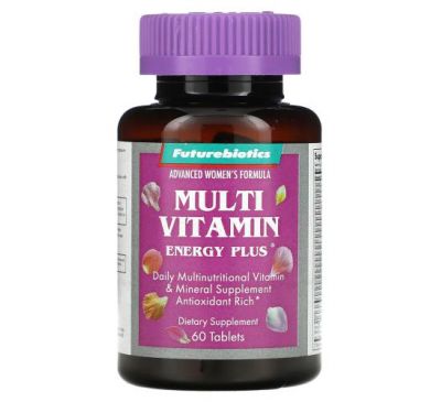 FutureBiotics, Advanced Women's Formula, Multi Vitamin Energy Plus, 60 Tablets