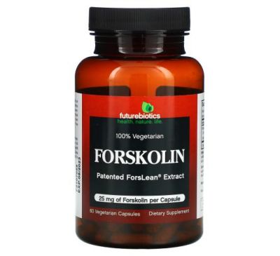 FutureBiotics, форсколин, 25 мг, 60 вегетарианских капсул