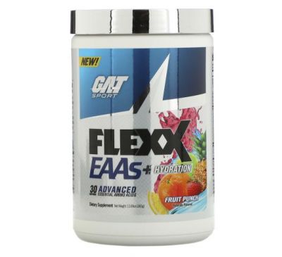 GAT, Flexx EAA + Hydration, фруктовый пунш, 360 г (12,69 унции)