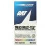 GAT, Mens Multi + Test, мультивітаміни для чоловіків, 60 таблеток