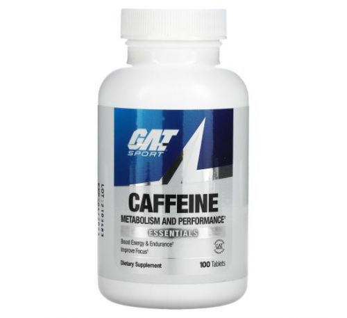GAT, кофеїн, метаболізм і ефективність, 100 таблеток