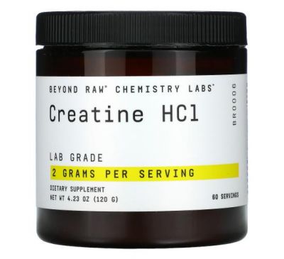 GNC, Beyond Raw, Chemistry Labs, Creatine HCI, 4.23 oz (120 g)