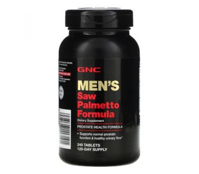GNC, Men's Saw Palmetto Formula, 240 Tablets