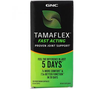 GNC, Tamaflex, Fast Acting, 120 Vegetarian Capsules