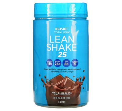 GNC, Total Lean, Lean Shake 25, Rich Chocolate, 29.35 oz (832 g)