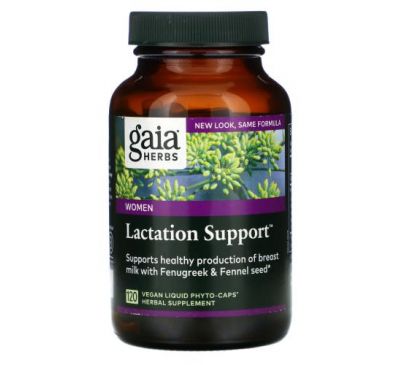 Gaia Herbs, Lactation Support for Women, 120 Vegan Liquid Phyto-Caps
