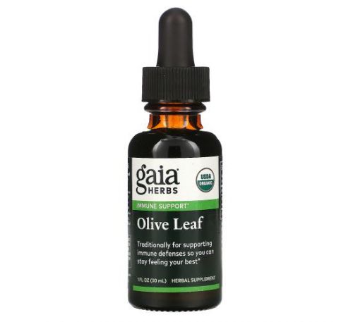 Gaia Herbs, Olive Leaf, 1 fl oz (30 ml)
