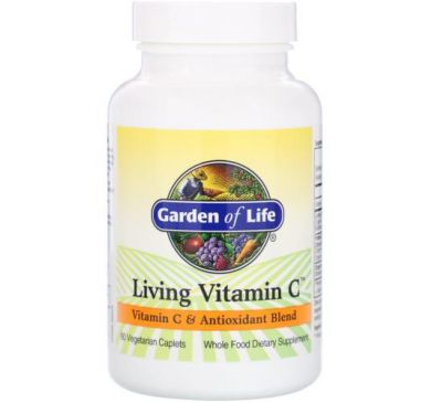 Garden of Life, Living Vitamin C, 60 Vegetarian Caplets