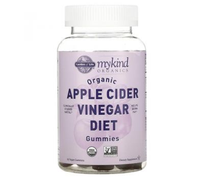 Garden of Life, MyKind Organics, Organic Apple Cider Vinegar Diet Gummies, 63 Vegan Gummies