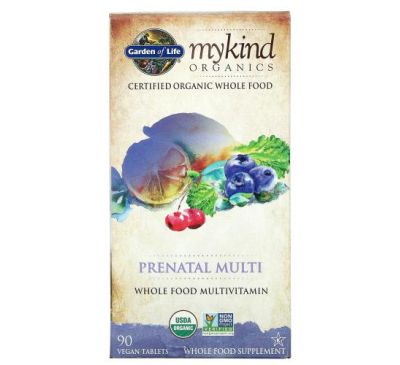 Garden of Life, MyKind Organics, Prenatal Multi , 90 Vegan Tablets