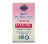 Garden of Life, RAW Probiotics, добавка з пробіотиками, для жінок, 85 млрд КУО, 90 вегетаріанських капсул
