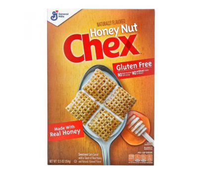 General Mills, Honey Nut Chex, без глютена, 354 г (12,5 унции)