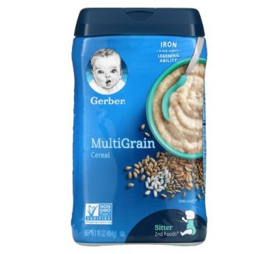 Gerber, Multigrain Cereal, Sitter, 16 oz (454 g)