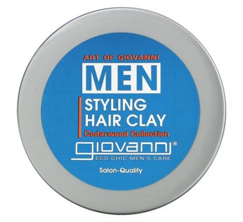 Giovanni, Art Of Giovanni Men, Styling Hair Clay, Cedarwood Collection, 2 oz (56 g)