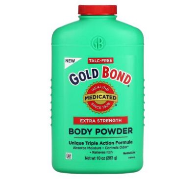 Gold Bond, Body Powder, Unique Triple Action Formula, Extra Strength, 10 oz (283 g)