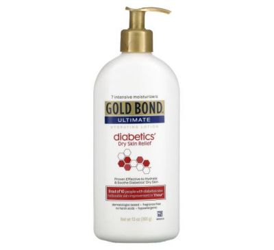 Gold Bond, Ultimate, Hydrating Lotion, Diabetics Dry Skin Relief, 13 oz (368 g)