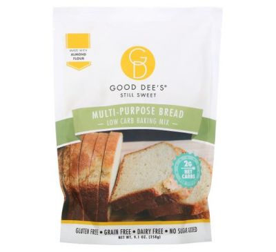Good Dee's, Low Carb Baking Mix, Multi-Purpose Bread, 9.1 oz (258 g)
