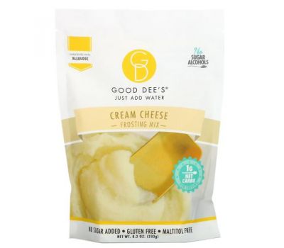 Good Dee's, Смесь для глазури, сливочный сыр, 233 г (8,2 унции)
