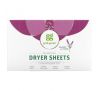 Grab Green, Dryer Sheets, Lavender with Vanilla, 80 Count