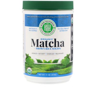 Green Foods, Ceremonial Grade Matcha Green Tea Energy Blend, 11 oz (312 g)