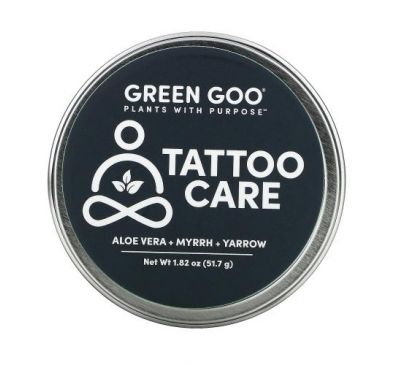 Green Goo, Бальзам для ухода за татуировками, 51,7 г (1,82 унции)