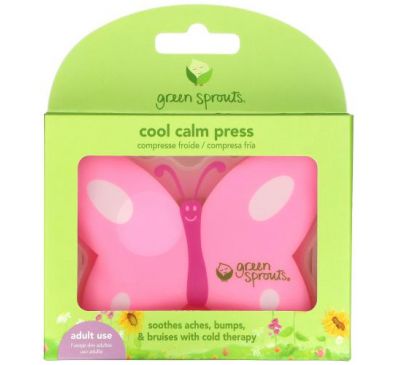 Green Sprouts, Cool Calm Press, Adult, Pink, 1 Count