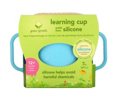 Green Sprouts, Learning Cup, 12+ Months, Aqua, 1 Cup, 7 oz (207 ml)
