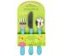 Green Sprouts, Learning Cutlery Set, 12+ Months, Aqua, 1 Set
