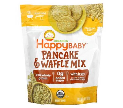 Happy Family Organics, Pancake & Waffle Mix, 8 oz (226 g)