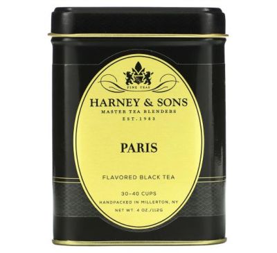 Harney & Sons, Черный чай Paris, 4 унции