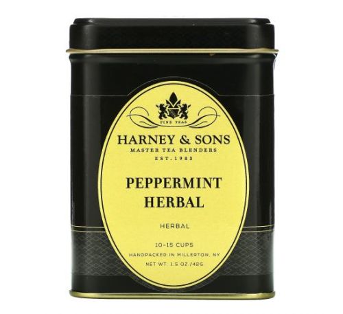 Harney & Sons, Peppermint Herbal Tea, 1.5 oz (42 g)