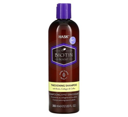 Hask Beauty, Biotin Boost, Thickening Shampoo, 12 fl oz (355 ml)