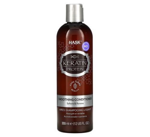 Hask Beauty, Keratin Protein, Smoothing Conditioner, 12 fl oz (355 ml)