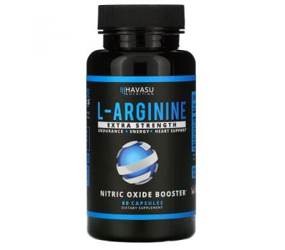 Havasu Nutrition, L-Arginine, Extra Strength, 60 Capsules