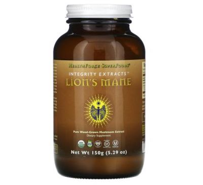 HealthForce Superfoods, Integrity Extracts, Lion's Mane, 5.29 oz (150 g)