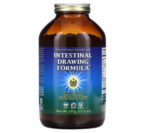 HealthForce Superfoods, Intestinal Drawing Formula, Powder, 13.2 oz (375 g)
