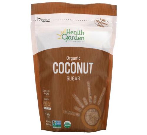Health Garden, Organic Coconut Sugar, 16 oz (453 g)